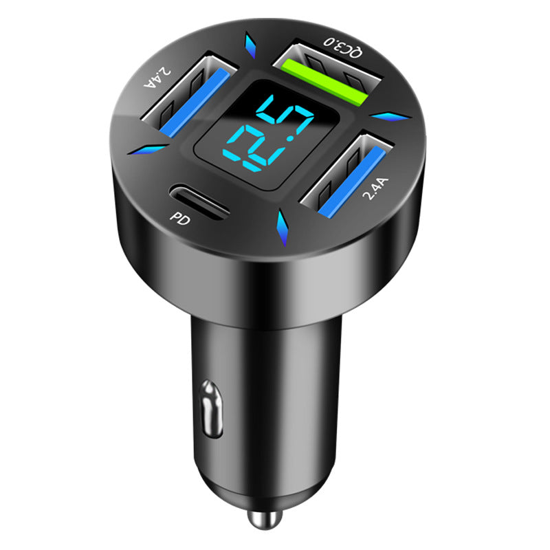 WMY-C177 PD+QC3.0+2.4A Four Port Fast Charging Car Charger for Phone / Camera / Tablet WMY-C177 PD+QC3.0+2.4A Four Port Fast Charging Car Charger for Phone / Camera / Tablet